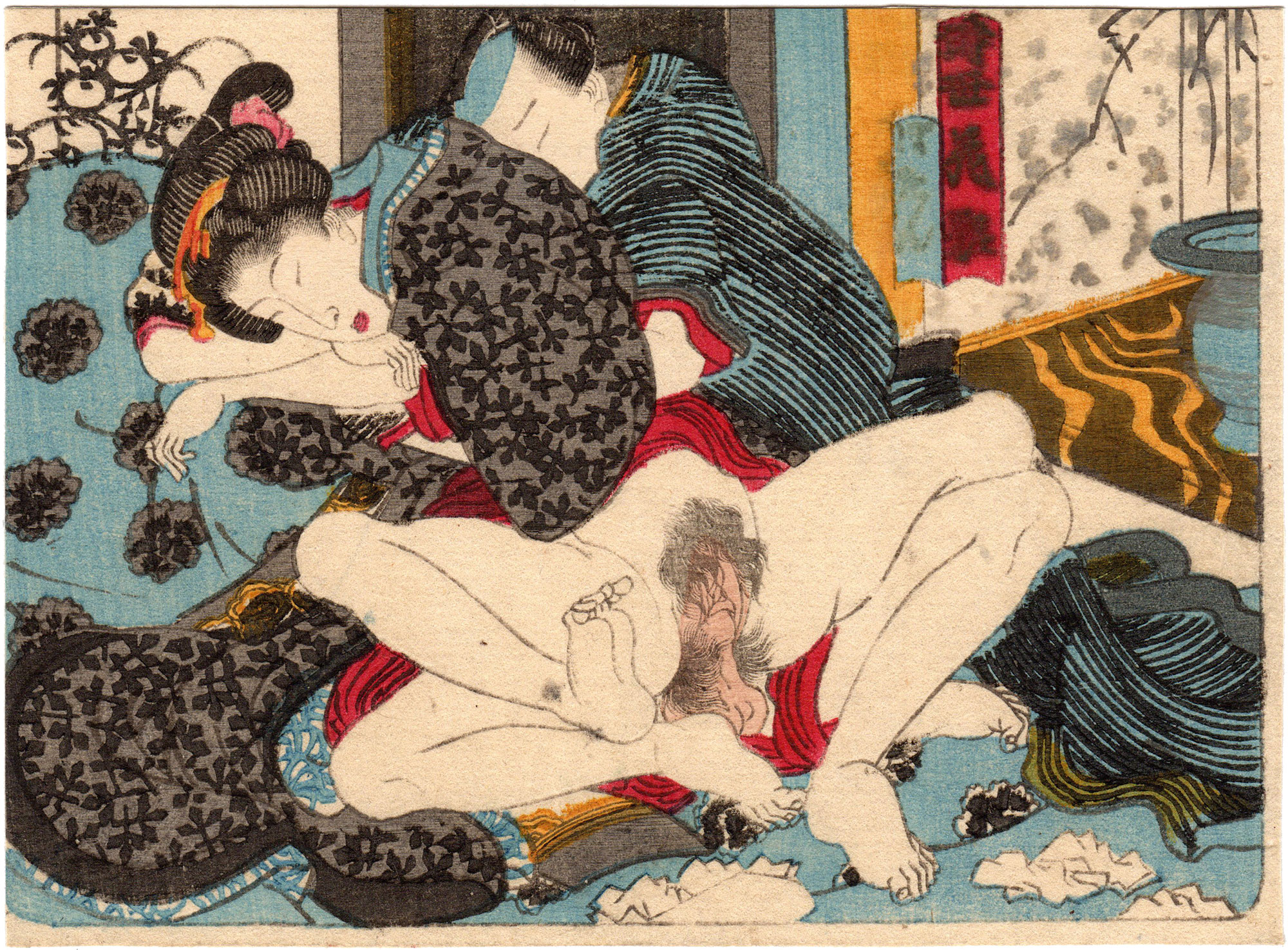 ELEGANT FLOWERS OF PRESENT TIMES: PEONY (Utagawa School)