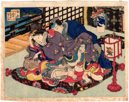 THE FALSE TALE OF ISE: MOON VIEWING (Utagawa Yoshimune)