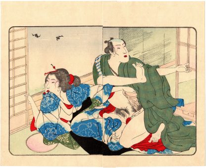 FASHIONABLE TEXTILE PATTERNS: FLYING BATS (Utagawa Kuniyoshi)