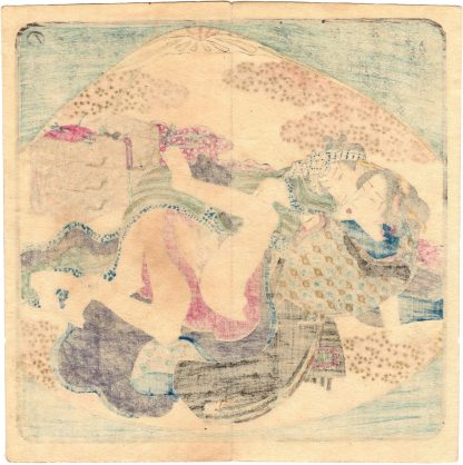 MIYAKO GENJI: THE TYPHOON (Utagawa Kunisada)