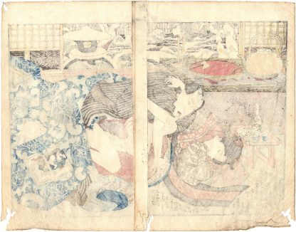 ANNUAL EVENTS OF THE VAGINA: DECEMBER (Utagawa Yoshitora)
