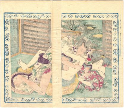 THE VAGINA TAOIST: LADY REJECTING A PUSHY LOVER (Utagawa Sadatora)