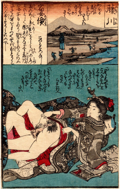 DIARY OF SLIPPY THIGHS: FUJIKAWA (Utagawa Kunimaro)