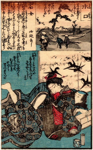 DIARY OF SLIPPY THIGHS: MINAKUCHI (Utagawa Kunimaro)