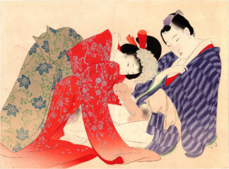 CHERRY BLOSSOMS AT NIGHT: ASHIKAGA MITSUUJI AND EXCITED PRINCESS (Takeuchi Keishu)