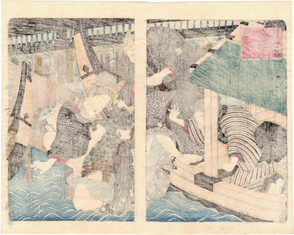 Shunga Spring Pichures A BEDSIDE GUIDE: OTSUYA ACCIDENTALLY FALLING INTO THE WATER AT ...